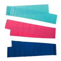 Pack de trois bandes élastiques circulaires Kinefis : Trois résistances - douce, moyenne et forte Pack de trois bandes élastiques circulaires Kinefis : Trois résistances - douce, moyenne et forte